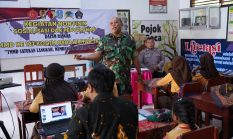 Tanamkan Jiwa Nasionalisme Sejak Dini, Satgas TMMD Ke 127 Berikan Materi Wasbang Di SDN Krisik 04