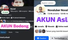 NAMA WARTAWAN NASIONAL “NOVAL UBER” DICEMARKAN! AKUN BODONG MENGGANAS — APARAT DIMINTA BURU PELAKU