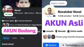 NAMA WARTAWAN NASIONAL “NOVAL UBER” DICEMARKAN! AKUN BODONG MENGGANAS — APARAT DIMINTA BURU PELAKU