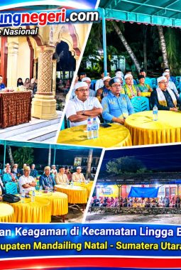 Camat Lingga Bayu Hadiri Maulid Nabi di Desa Lancat, Semangat Silaturahmi Tetap Terjaga di Tengah Suasana Duka