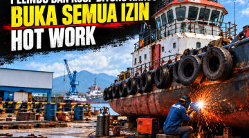 API MENYALA DI KAWASAN VITAL: PELINDO DAN KSOP BITUNG HARUS BUKA SEMUA IZIN HOT WORK—JANGAN BERSEMBUNYI DI BALIK KALIMAT “SUDAH BERIZIN”!