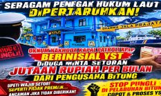 SERAGAM PENEGAK HUKUM LAUT DIPERTARUHKAN! OKNUM NAKHODA KAPAL PATROLI KPLP BERINISIAL YST DIDUGA MINTA SETORAN JUTAAN RUPIAH PER BULAN DARI PENGUSAHA BITUNG