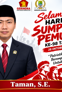 Taman, S.E. Dorong Pemuda Karawang Tampil Kreatif, Peduli, dan Berkontribusi bagi Daerah