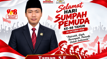 Taman, S.E. Dorong Pemuda Karawang Tampil Kreatif, Peduli, dan Berkontribusi bagi Daerah